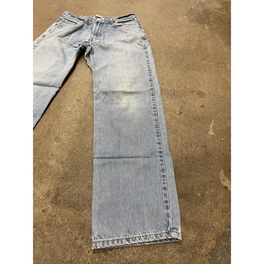 Levi's 550 Jeans Mens 34x34 Light Wash Relaxed Fit Tapered‎ Leg Denim Zip Fly - Picture 3 of 16